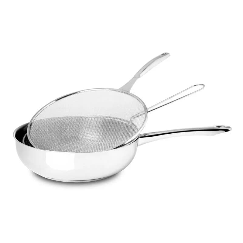Silampos Frigideira com cesto + proteção Salpicos 24