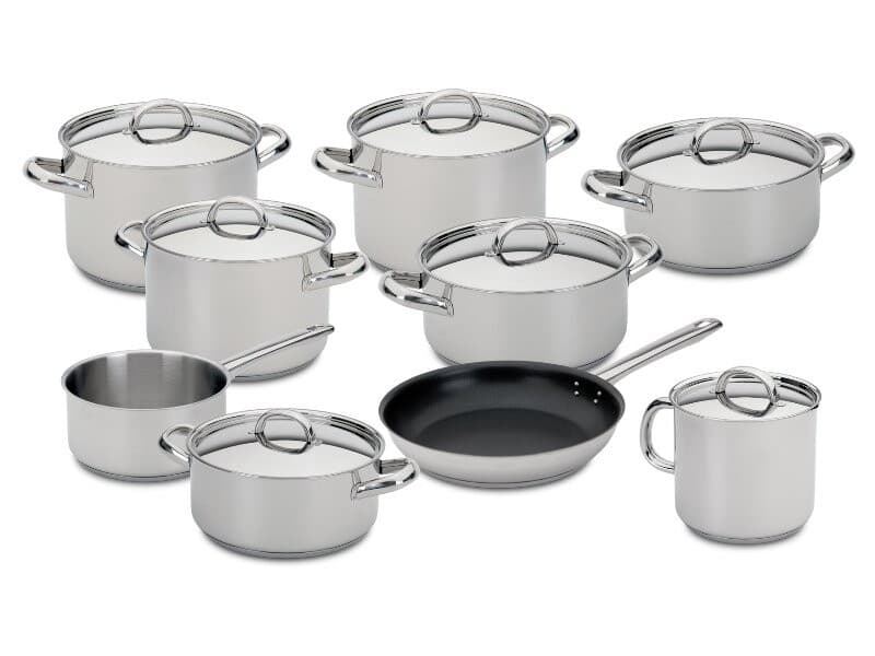 Silampos Trem de Cozinha Low Cost A ID 9 Peças