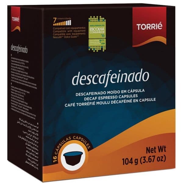 Torrié Descafeinado Compatível Dolce Gusto - 16 Cápsulas