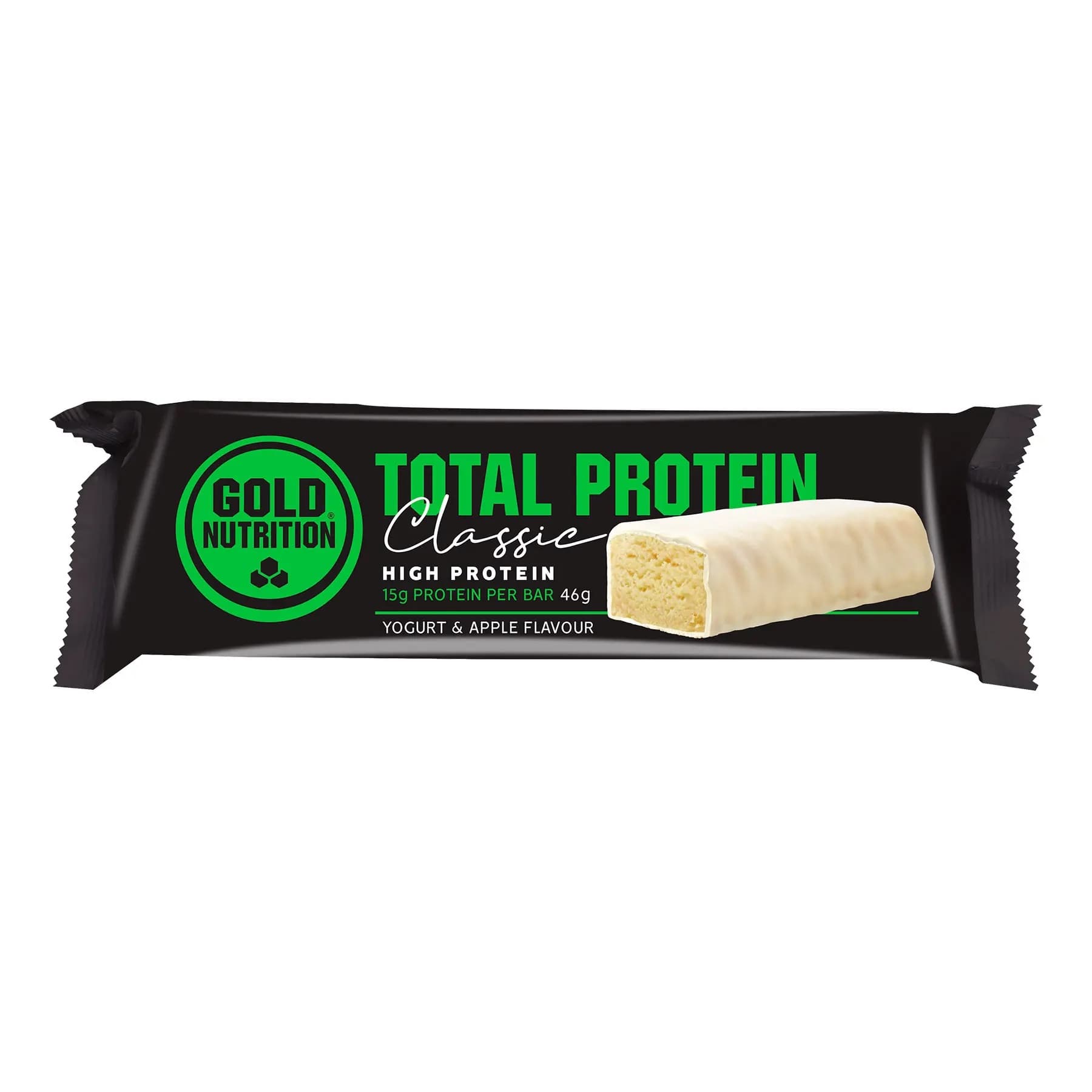 BARRA PROTEICA GOLDNUTRITION TOTAL PROTEIN IOGURTE MAÇA
