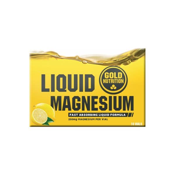 Gold Nutrition Suplemento Alimentar Magnesio 10 Viales X 25 ml Limão