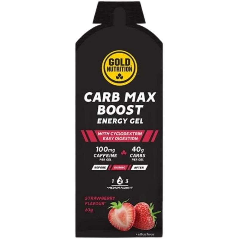 Gold Nutrition Carb Max Energy Gel 60g Morango
