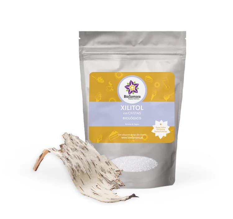 Xilitol em cristais 125gr – Biosamara
