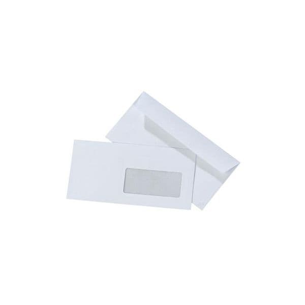 Paper Envelopes DL 110x220mm Branco 500un