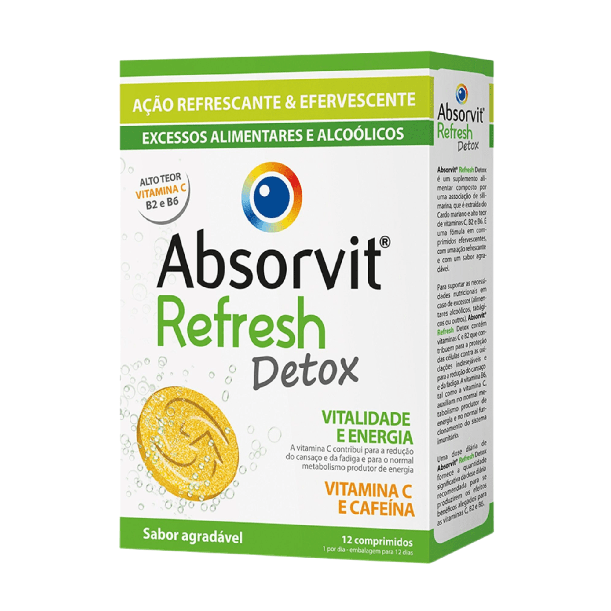 Farmodietica Absorvit Refresh 12 Comprimidos