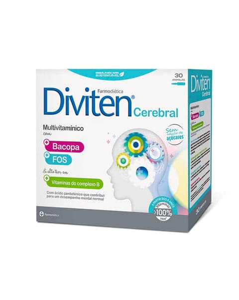Farmodietica Diviten Cerebral 30 Ampolas Bebíveis