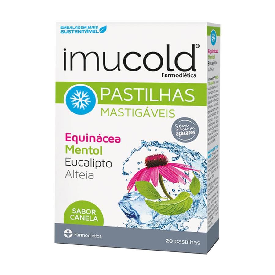 Farmodietica Imucold Pastilhas Garganta 20 pastilhas