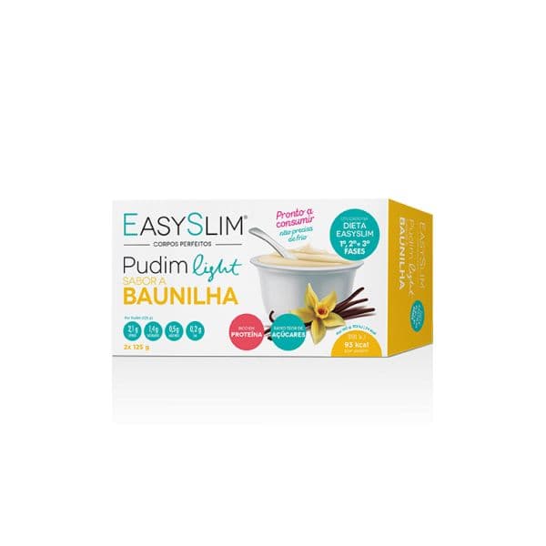 EasySlim Pudim Light Baunilha 2 x 125g