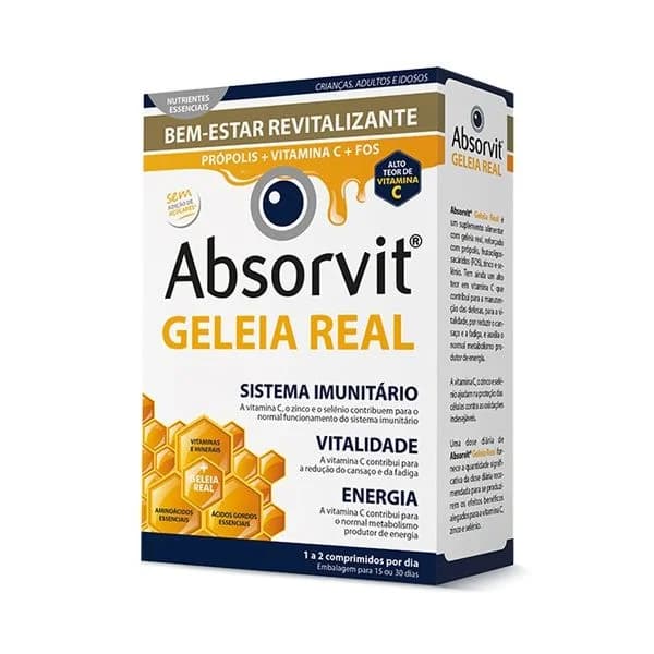 Farmodietica Absorvit Geleia Real 30 Comprimidos