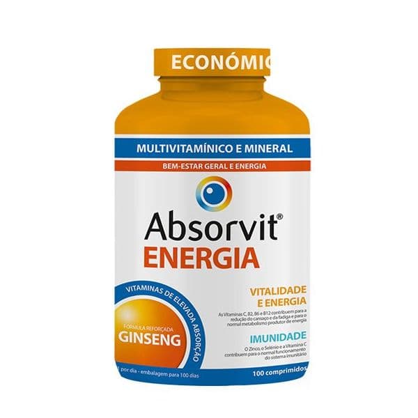 Farmodietica Absorvit Energia 100 Comprimidos