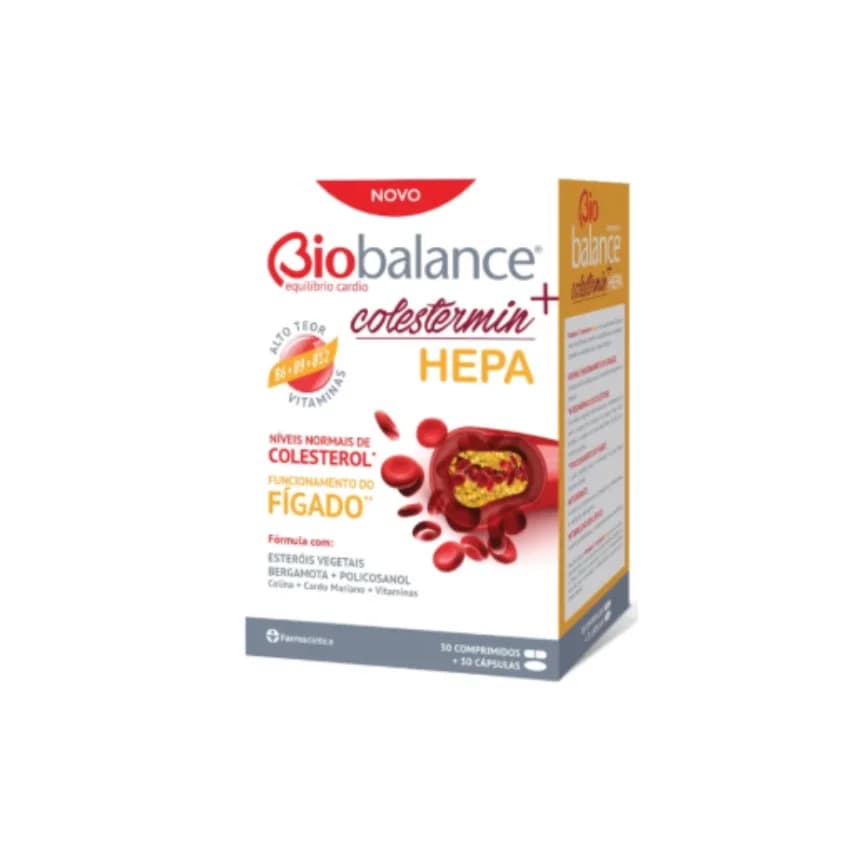 Farmodiética Biobalance Colestermin+ Hepa 30 Comprimidos + 30 Cápsulas