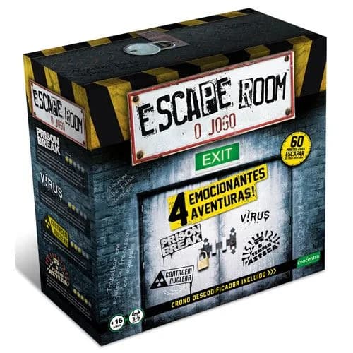 Jogo de Tabuleiro Escape Room - Concentra