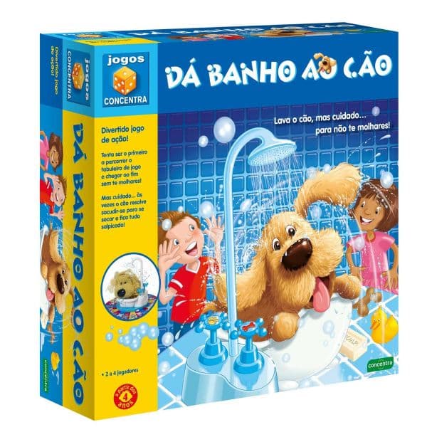 Concentra Jogo Dá Banho ao Cão
