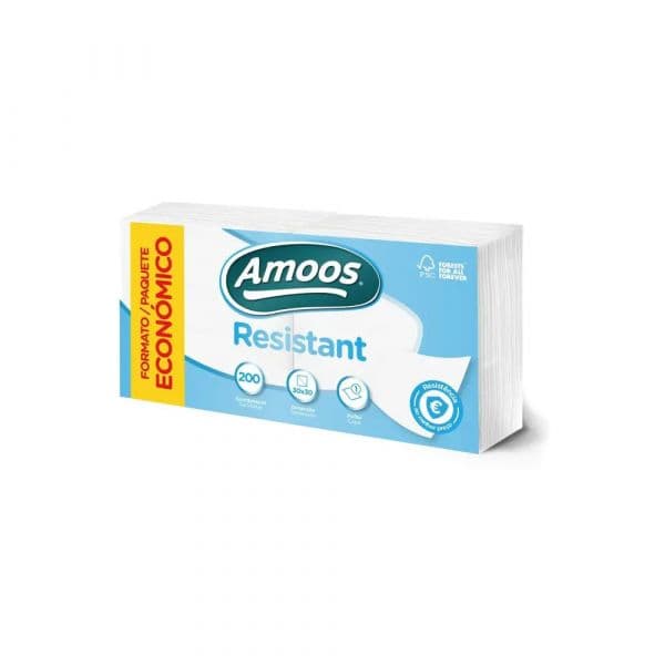 Amoos Guardanapo de Papel Folha Simples 6511067 30x30 cm Branco
