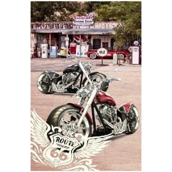 Toalha de Praia Microfibra Mota Harley Davidson 180 x 100 cm