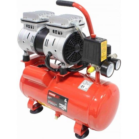 Mader Compressor de Ar Silencioso 6L - 0.75Hp - 09371