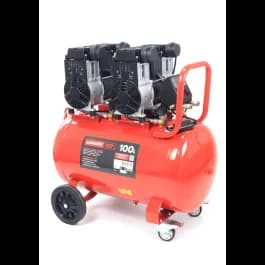 Mader Compressor de Ar Monobloco, 100L, 6HP, 4 Cabeças - 2 Motores, Lcd