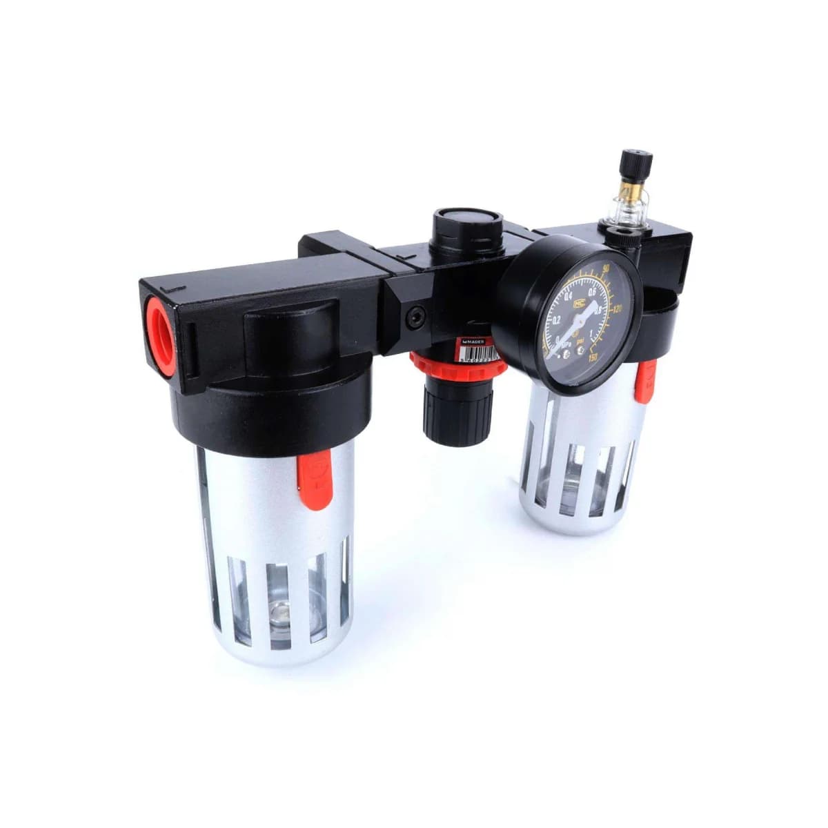 Filtro anti-humidade + Regulador + Lubrificador ½ refª 35049 Mader - 35049 - Ferramentaspro.pt