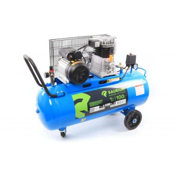Saurium Compressor De Ar, Correia, 100l, 3hp, 10bar - 37188