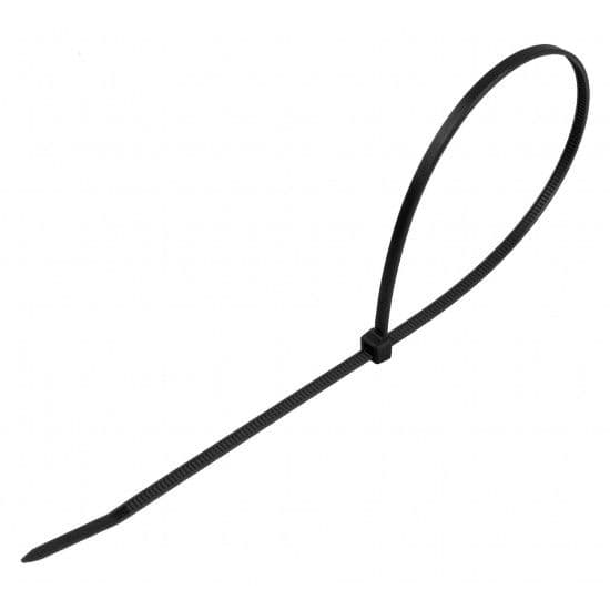Abraçadeira Preta Plástica, 5.5x400mm, 100Un refª 48731 SAURIUM