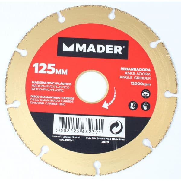 Mader Disco Diamantado Carbide, 125mm - 63239
