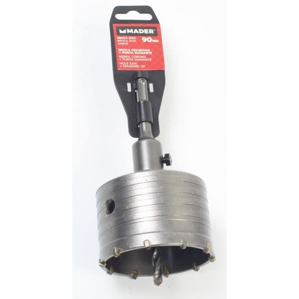 Mader Broca Craneana, Ponta Diamante, 90mm, com Broca Guia - 95840