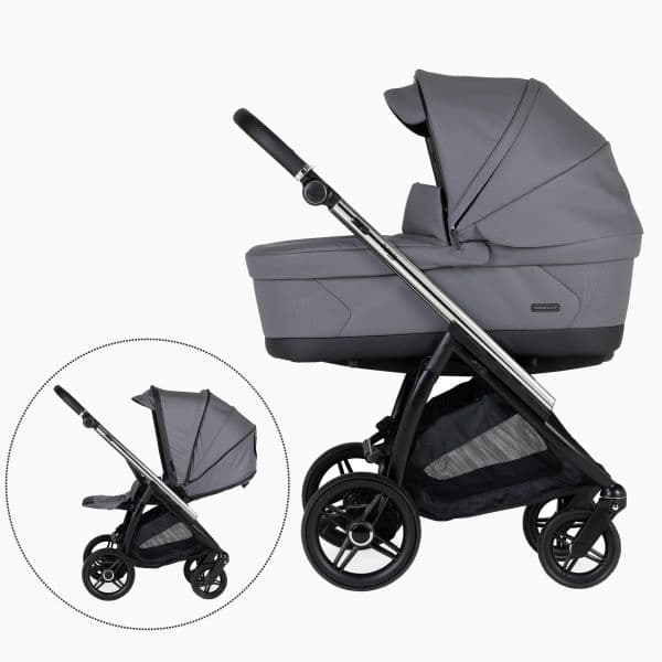 Duo Bébécar Flowy Specials Preto / Cromado KP425