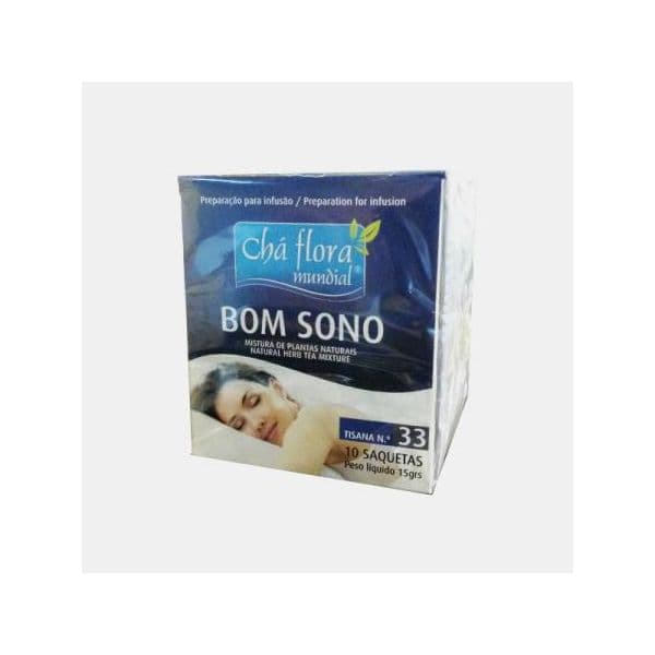 Flora Mundial Chá 33 Bom Sono Infusao 10 Saquetas