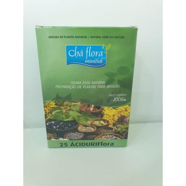 Flora Mundial Aciduriflora 25 Tisana 100 g Cha Hunos
