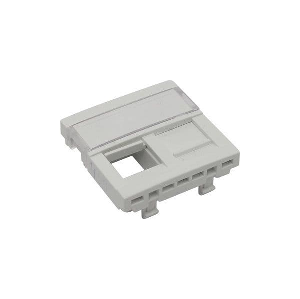Efapel Módulo Duplo para Keystones Rj Série Quadro 45 - 45971SBR