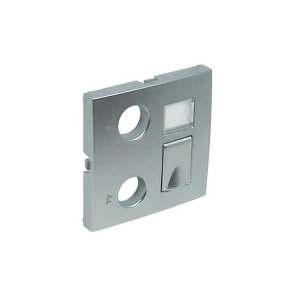 Centro para Tomadas Mistas R-TV-RJ45 / R-TV-RJ45-FO Alumina | EFAPEL