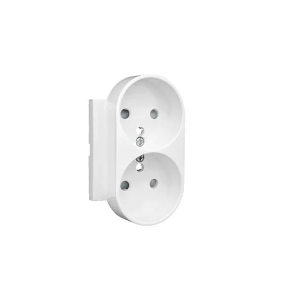 Efapel Centro P/tom Dupla Franc L90 C/obt Branco - 90656TBR