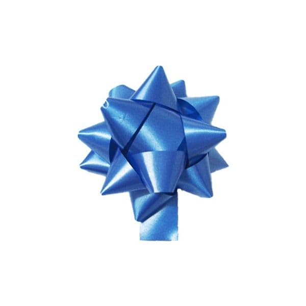 Lacos Adesivos p/Embrulhos 19mm Azul 10 Un. - 123Z34005