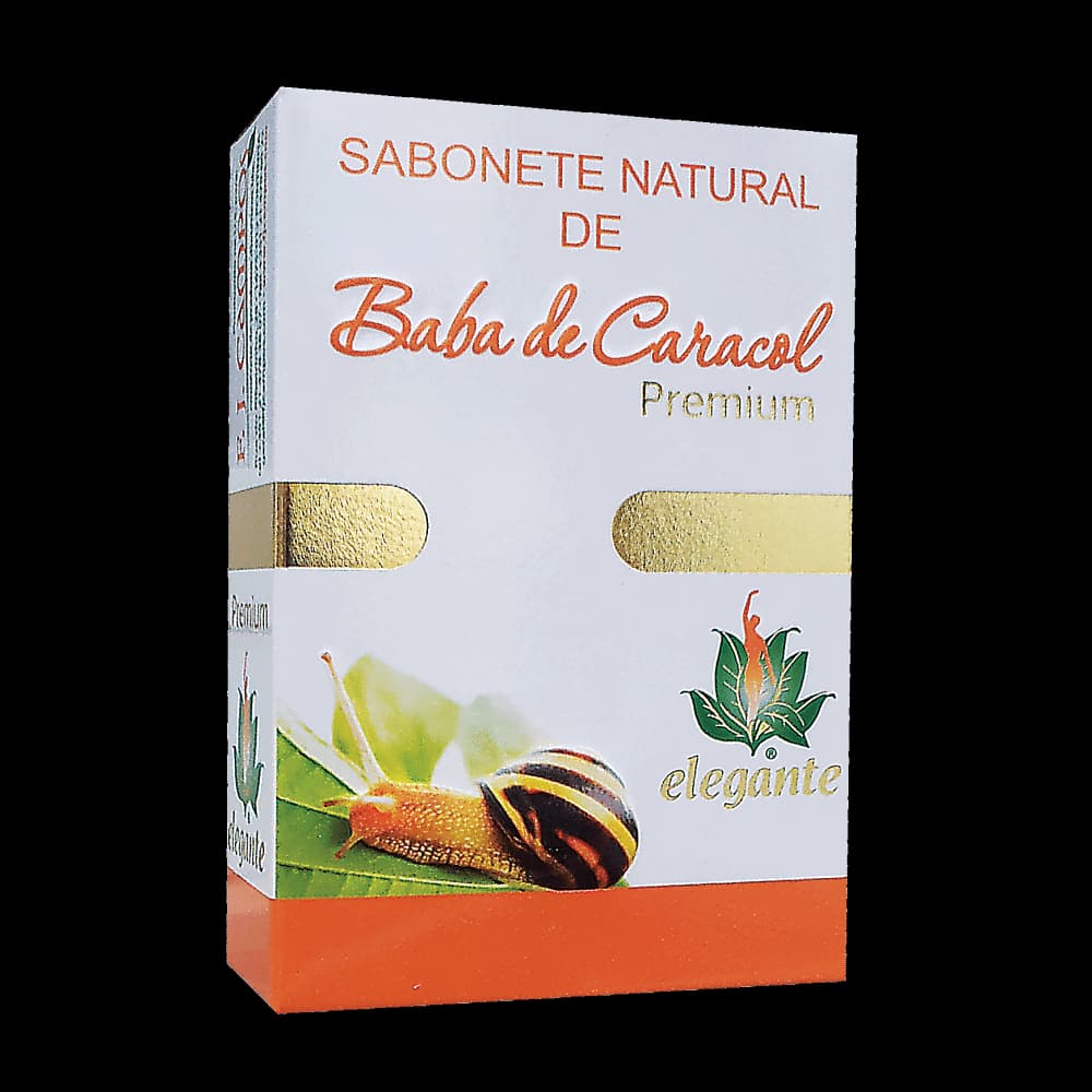 Elegante sabonete baba de caracol