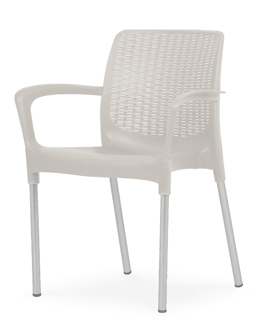 Pack 40 Cadeiras ALEXA RATTAN Cinza Ice