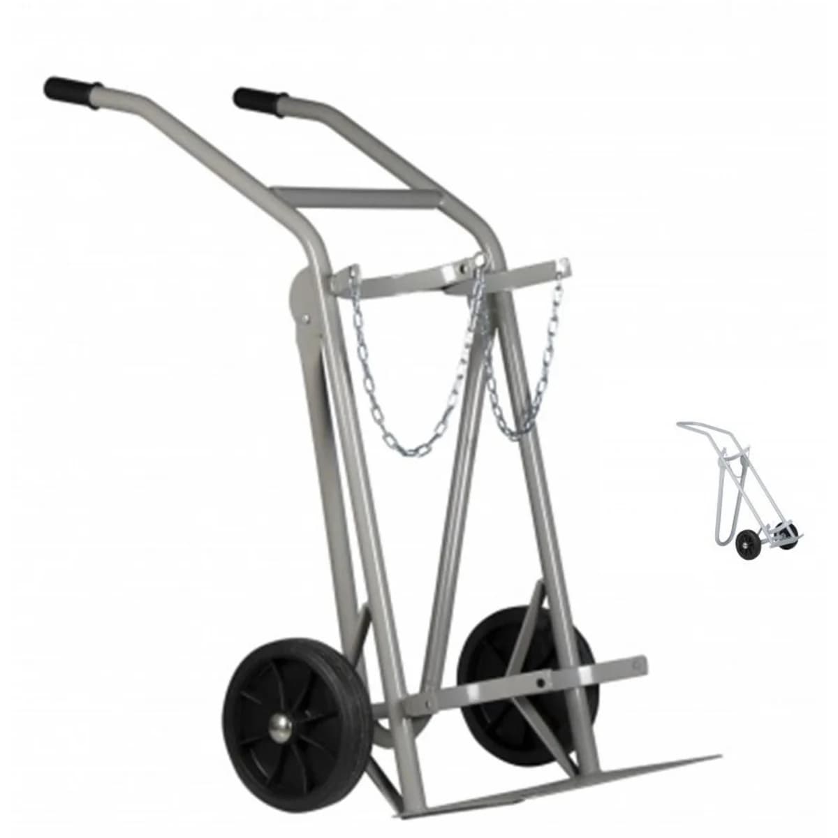 Carro Transporte C/Suporte Para 2 Garrafas Gas refª 272118 Heavyware - 272118 - Ferramentaspro.pt