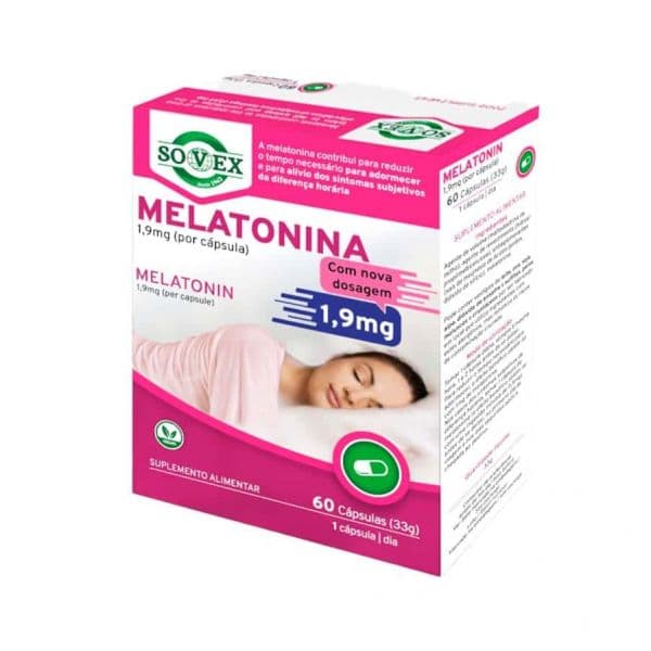 Sovex Melatonina 1,9mg 60 Cápsulas