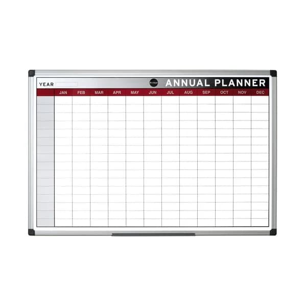 Quadro Branco Planificação Magnético 60x90cm Anual - GA0337170