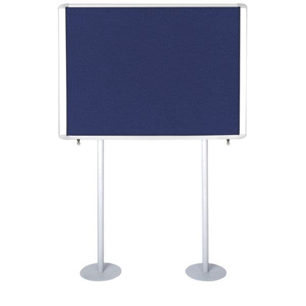 Bi-Office Vitrine Exterior 1194x973mm Feltro Resistente às Intempéries e Enterrada no Solo Cinza - OMS380203760