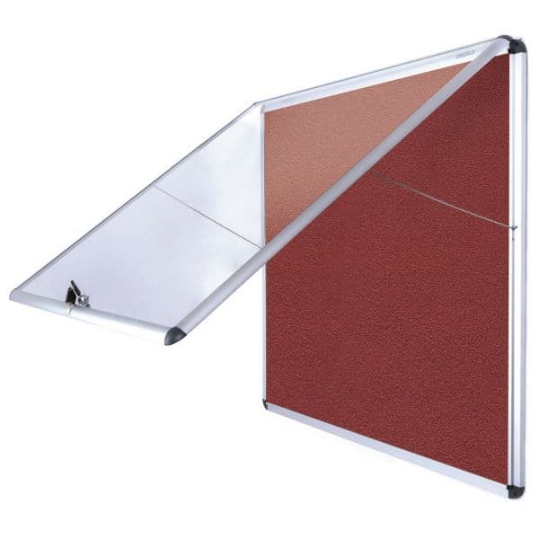 Bi-Office Vitrine Interior 1142x953mm Retardadora de Chama Enclore Bordô - ST380105150