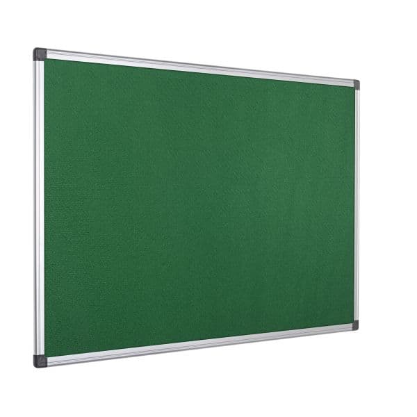 Bi-office Quadro Expositor Feltro 90x120cm Verde Moldura Alumínio Maya - FA0544170