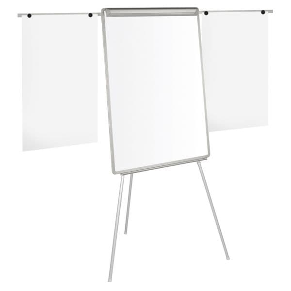 Quadro Branco Tripé Magnético 70x102cm Flip Chart c/ Braços - 25EA2306046