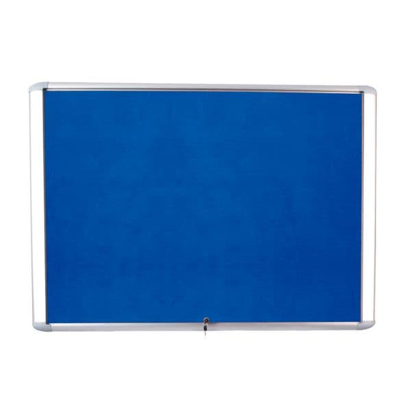 Bi-Office Vitrine Interior 1400x973mm Tecido Retardadora de Chama Mastervision Azul - ST390101750