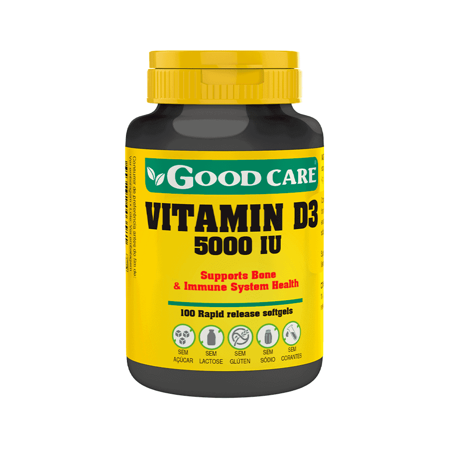 Good Care Vitamin D3 5000iu 100 Cápsulas