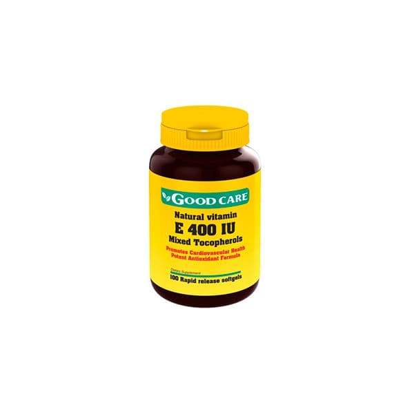 Good Care Vitamin E 400 IU 100 Cápsulas