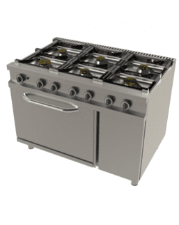 Fogão a gás com 6 queimadores Junex FO7E601