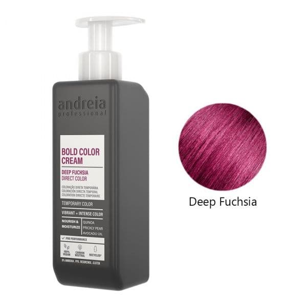 Andreia Coloração Temporária 200ml - Deep Fushia (fúcsia Profundo)