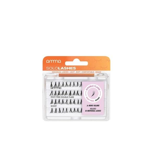Andreia Pestanas Postiças Sem Nó Sololashes Amma Double Flare P