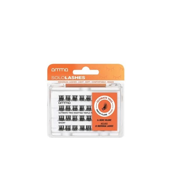 Andreia Pestanas Postiças Ultimate Trio Sololashes Amma Triple Flare S