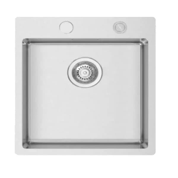 Rodi Lava-Louça Escovada Box Lux 46 C/ Válvula Cesta